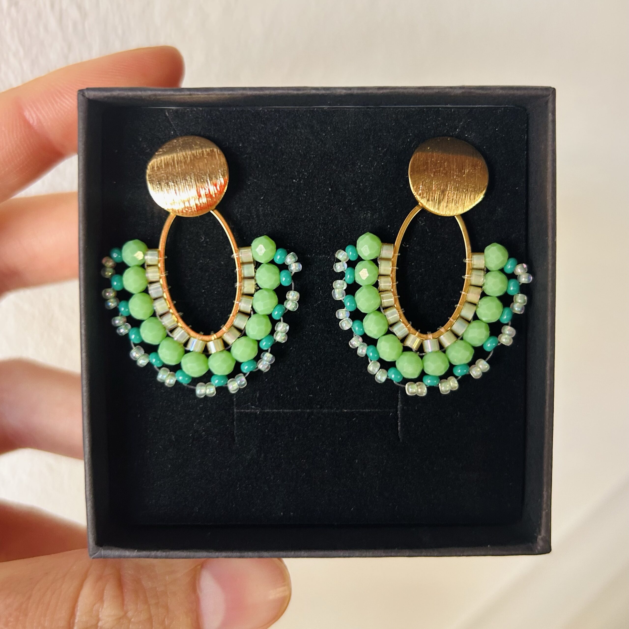 Statement Ohrringe grün – Bild 4