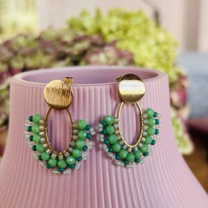 Statement Ohrringe grün