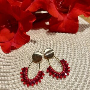 Statement Ohrringe rot